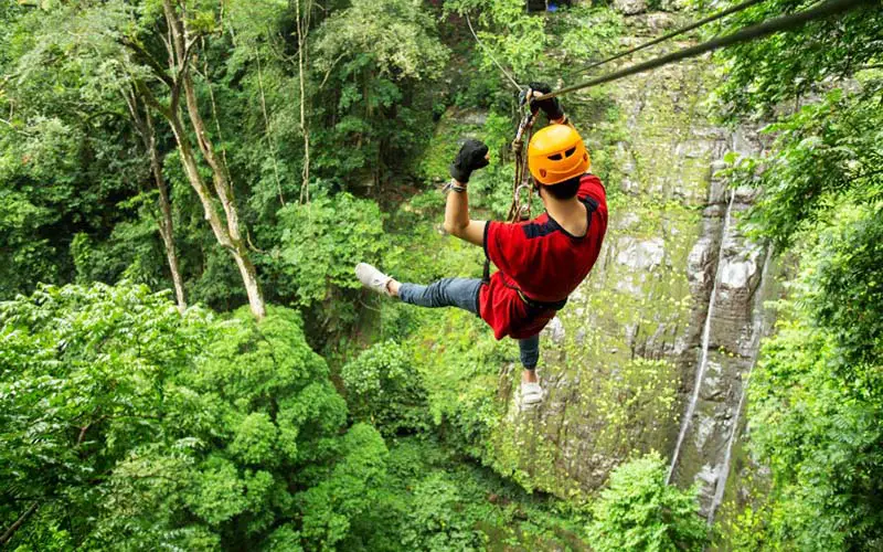 A zipline in CT.