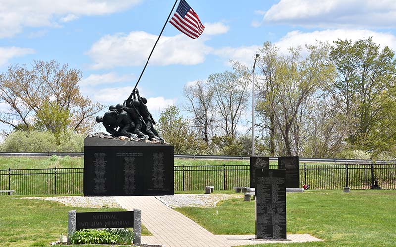 The National Iwo Jima Memorial, one of the most import attractions and things to do in New Britain, CT.