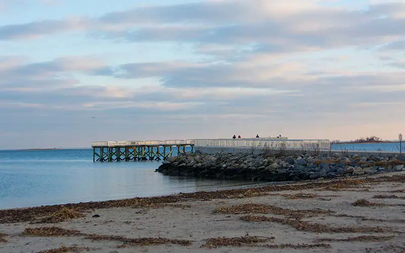 Calf Pasture Beach, an excellent beach in Norwalk, CT.