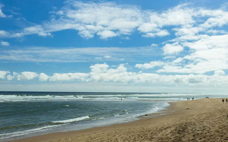 A beach in Old Lyme, CT.