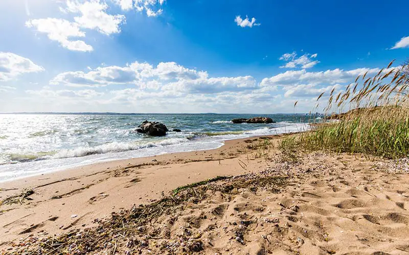 A beach in Old Saybrook, CT.