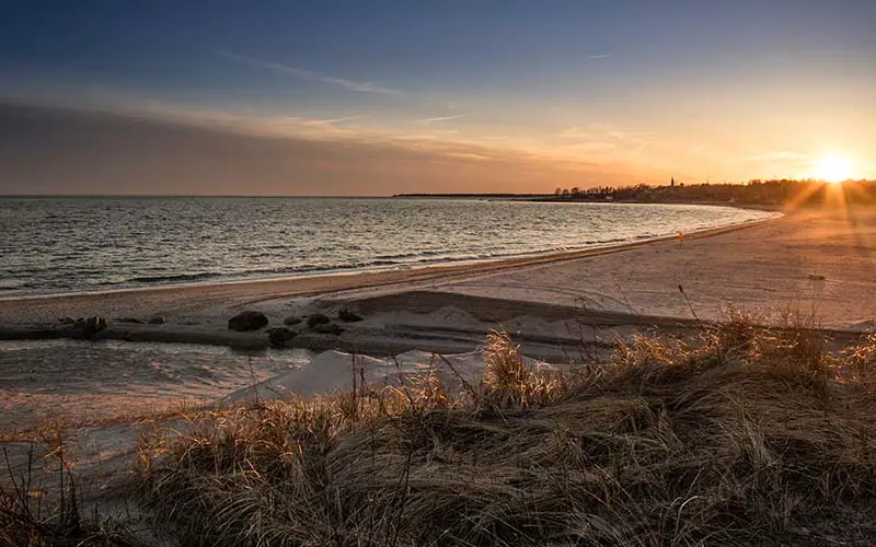 Harkness Memorial State Park, an scenic beach in Waterford, CT.